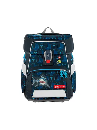 STEP BY STEP | Schultaschen Set 5tlg SPACE Shine Shark Dexte | 